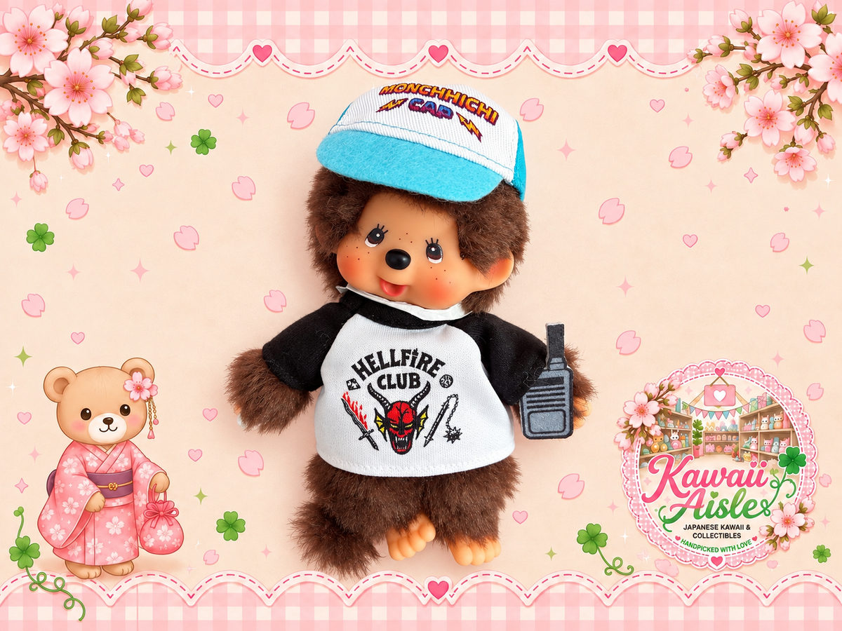 Monchhichi x Stranger Things Hellfire Club Keychain – Sold Out Sekiguchi Japan 206025