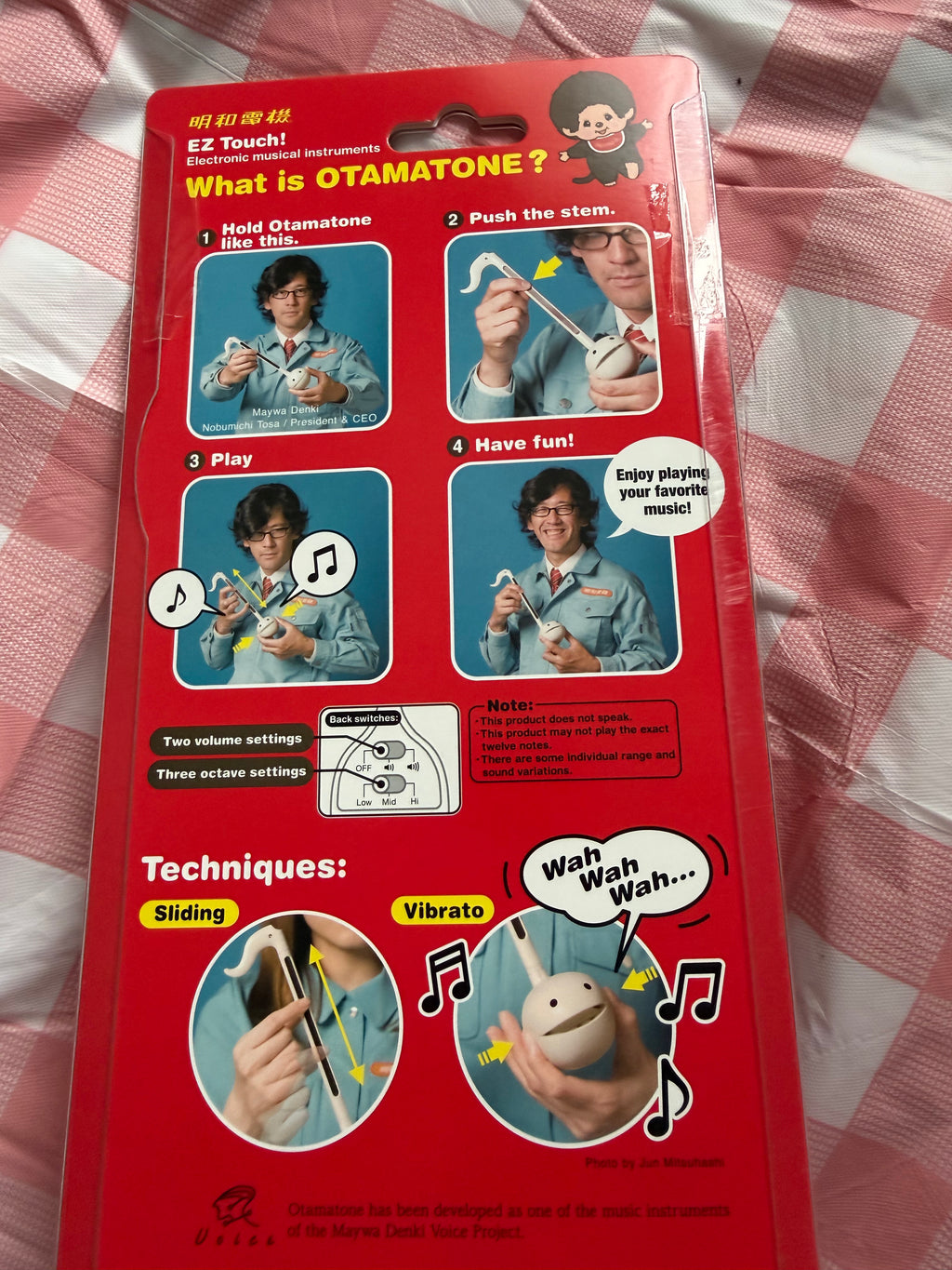 Monchhichi Otamatone Electronic Musical Instrument – Discontinued 2022 Edition – New & Sealed
