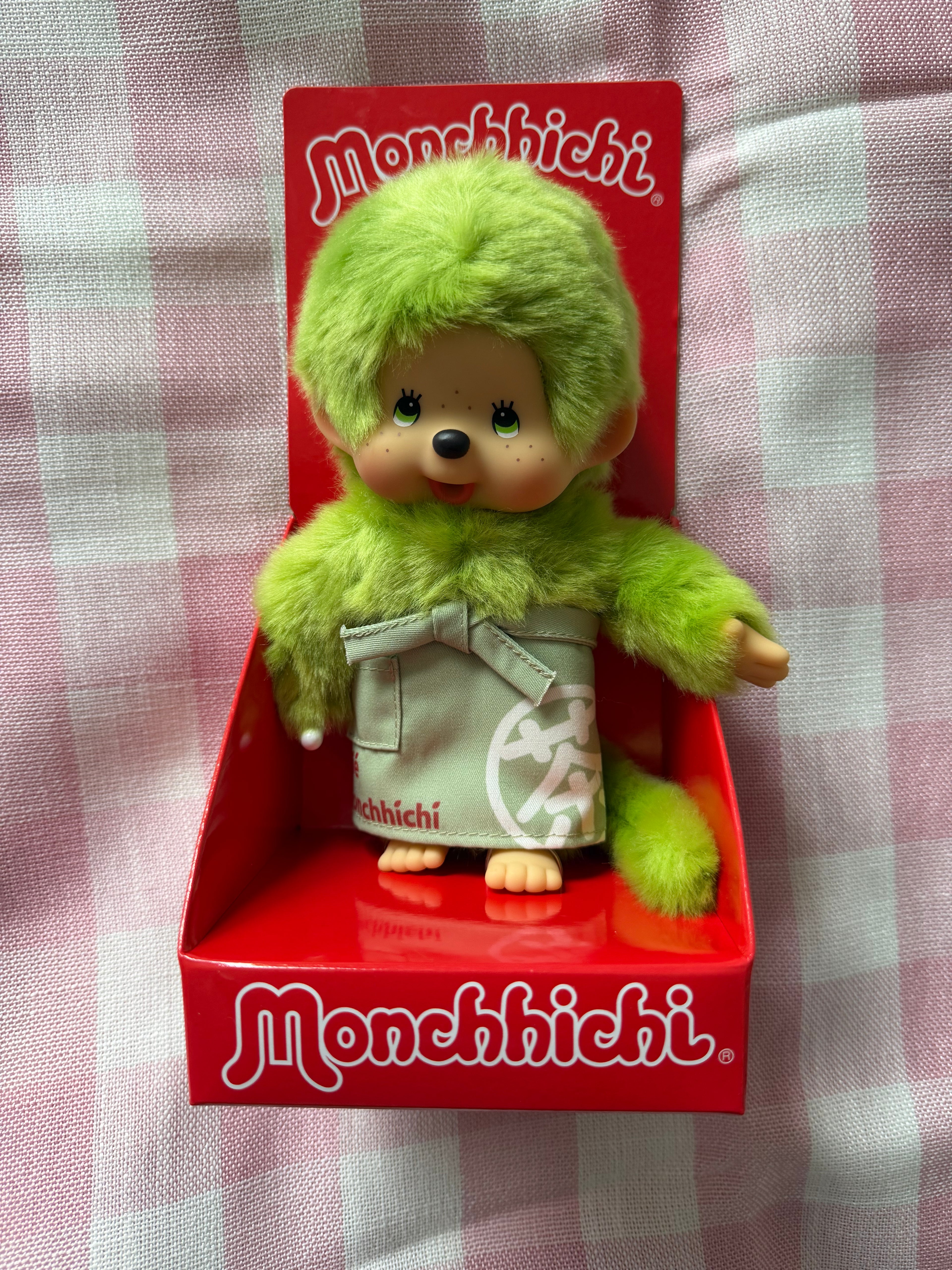 Monchhichi Matcha Barista Boy 20cm – US Edition | Authentic Sekiguchi