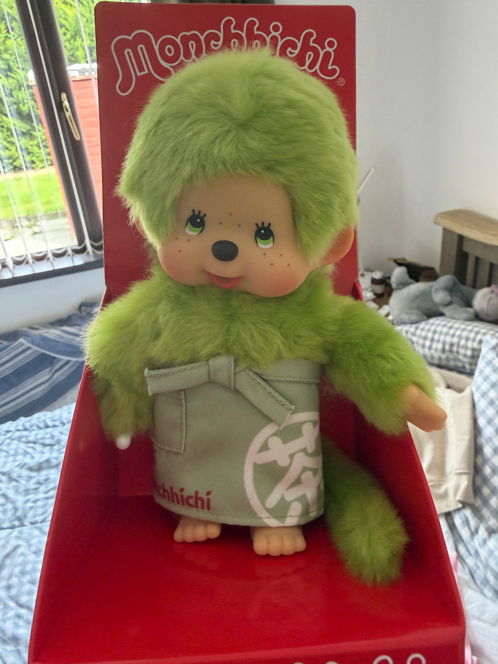 Monchhichi Matcha Barista Boy 20cm – US Edition | Authentic Sekiguchi