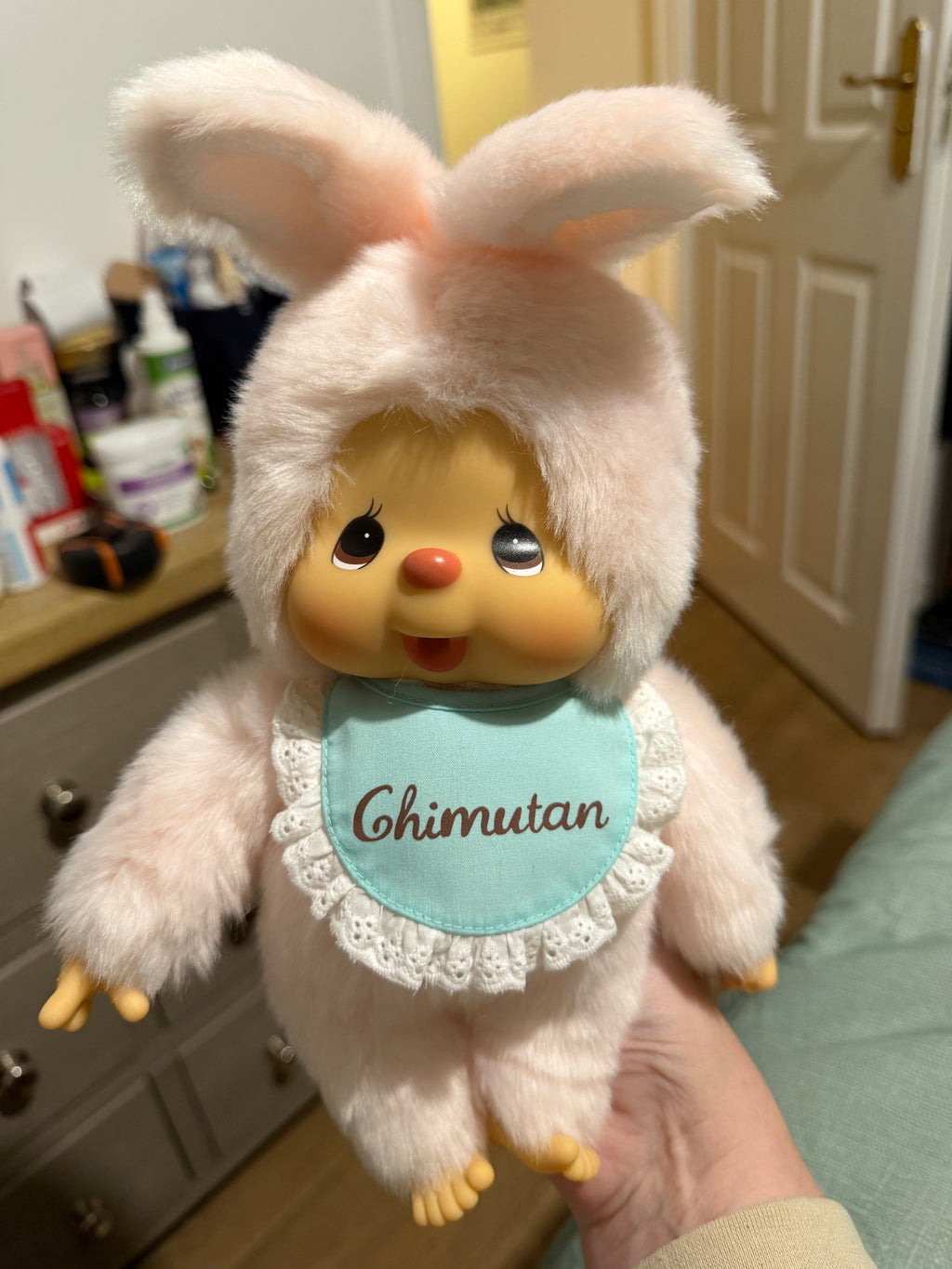 Sekiguchi Chimutan Standard M 34cm – Pink Bunny 257171 | Authentic Japanese Collectible