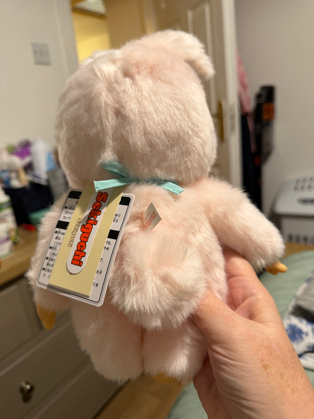 Sekiguchi Chimutan Standard M 34cm – Pink Bunny 257171 | Authentic Japanese Collectible