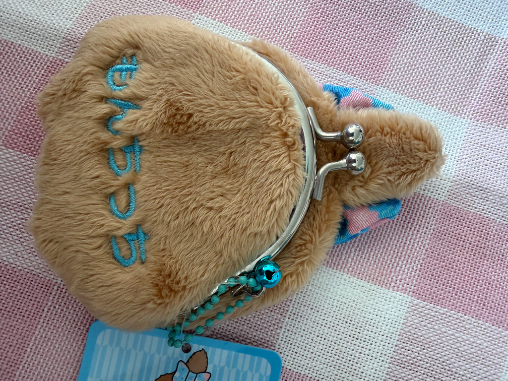 Authentic Monchhichi & Chimutan Plush Coin Purses – Japanese Kawaii Bag Charms