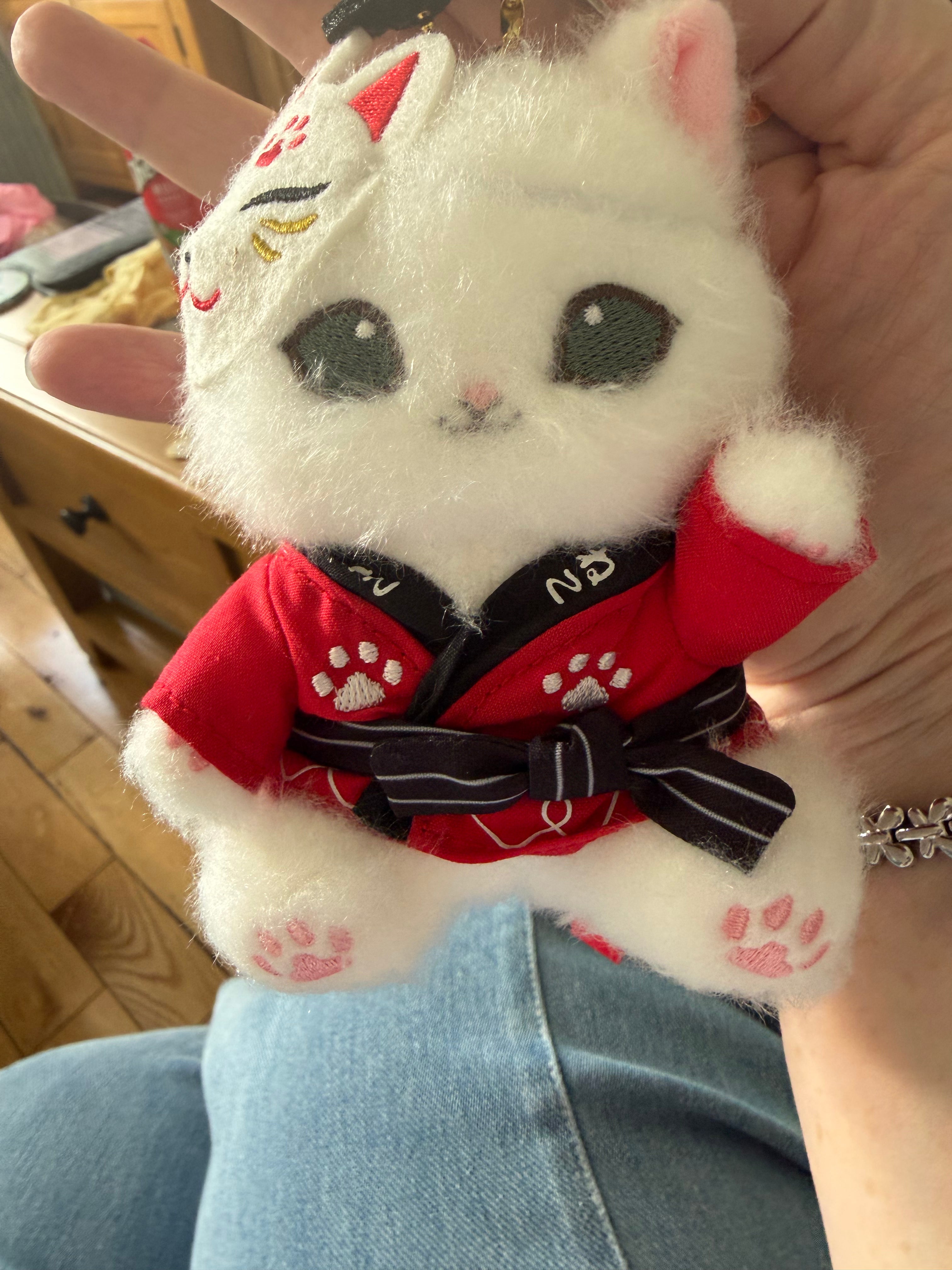 Mofusand Japanese Festival Cat Mascots Red & Blue | Kawaii Aisle