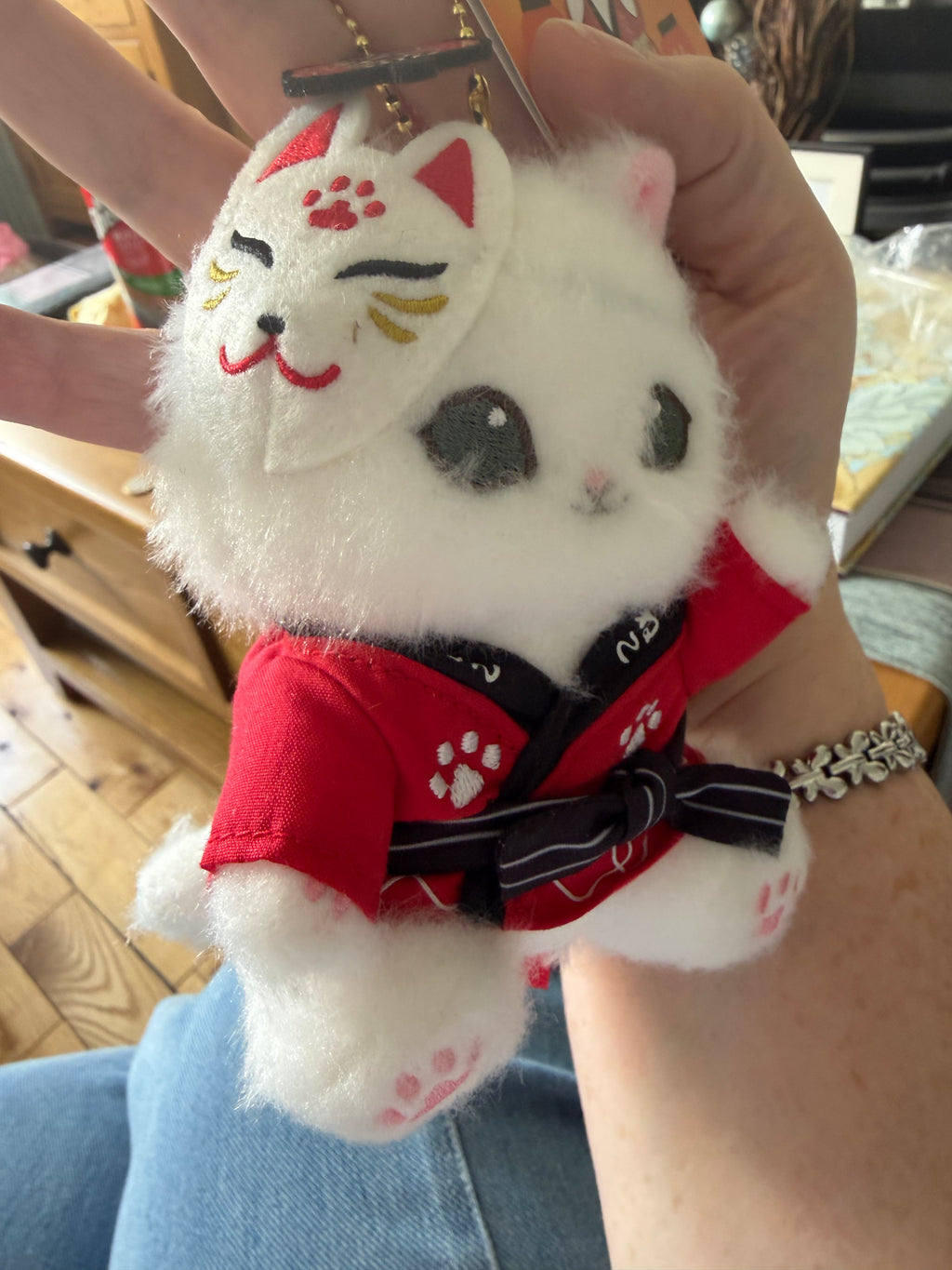 Mofusand Japanese Festival Cat Mascots Red & Blue | Kawaii Aisle