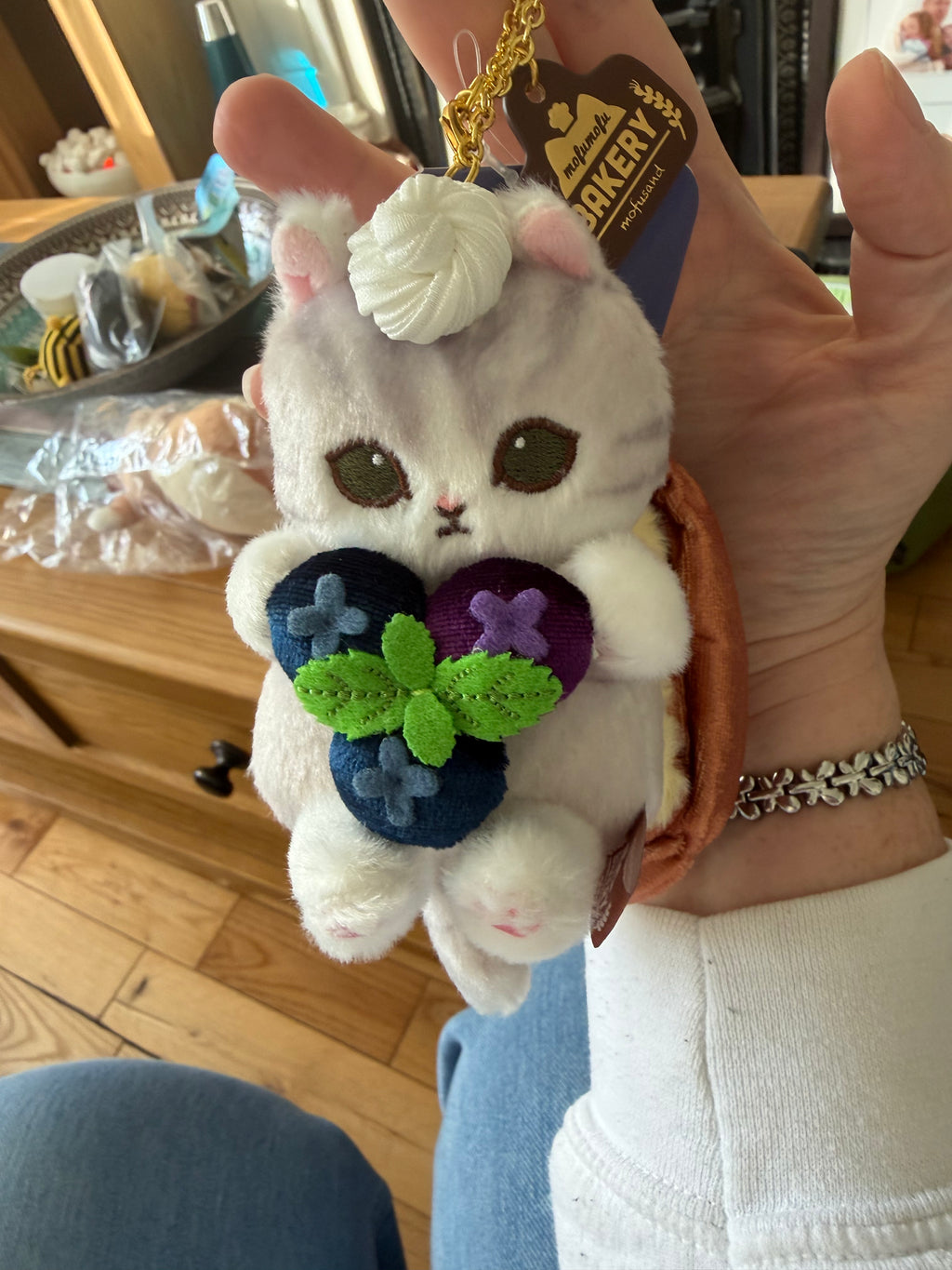 Mofusand Mofumofu Bakery Plush Bag Charms – Japan Exclusive | Choose Your Kitty 🥐🐱