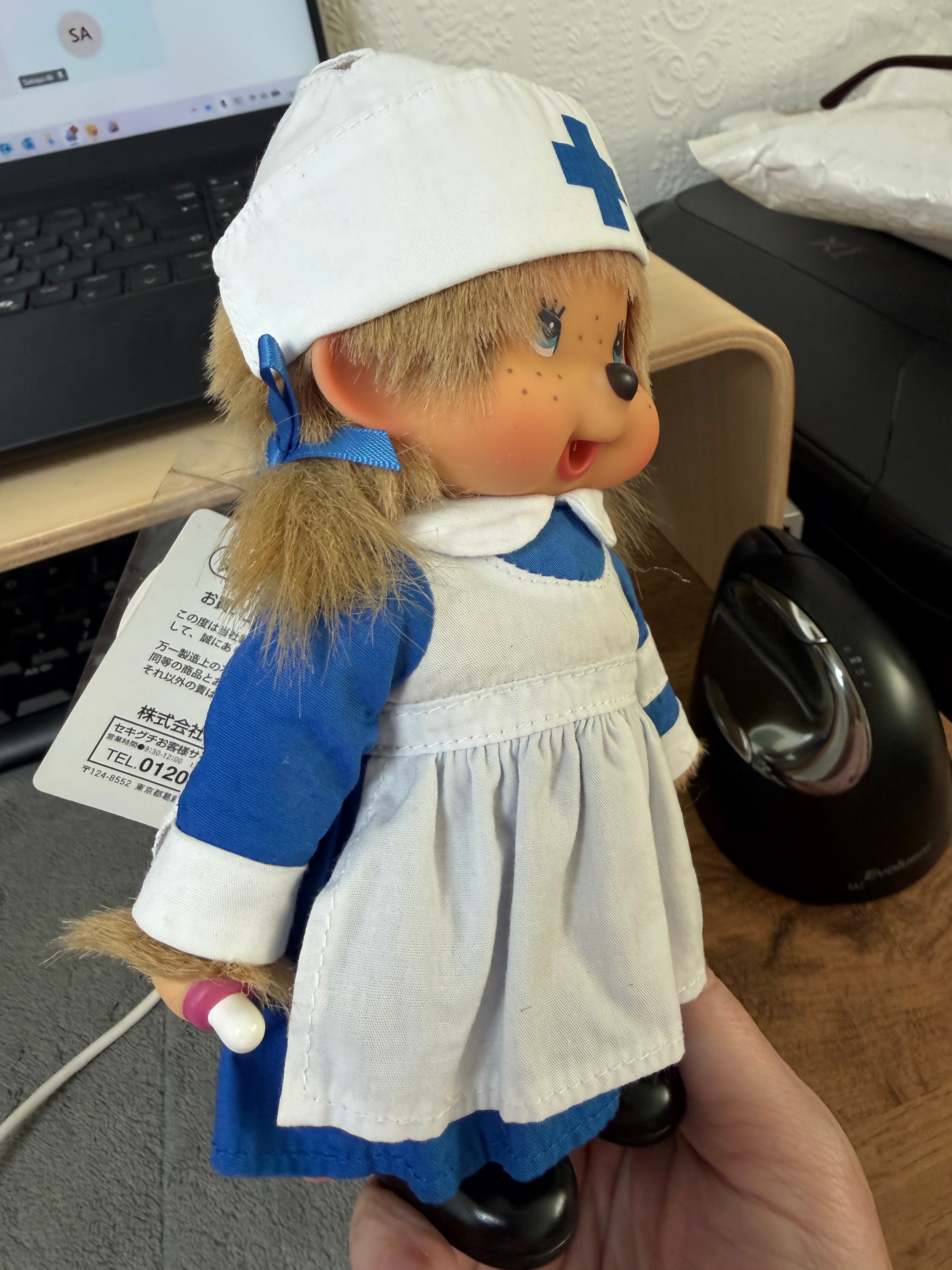 Sekiguchi Retro Nurse Monchhichi – Japanese Edition | 258520