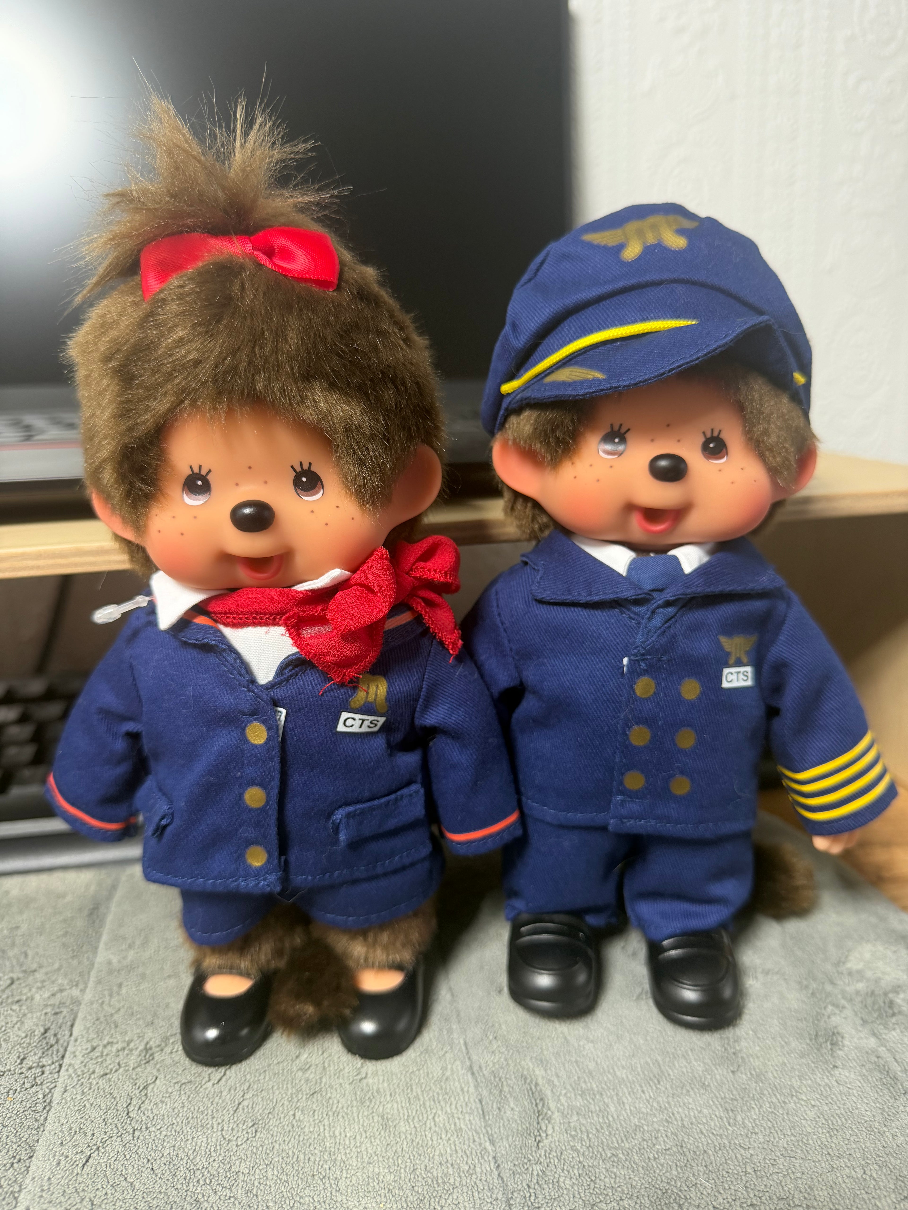 New Chitose Airport Exclusive Monchhichi – Pilot & Cabin Crew | Japan Limited Edition