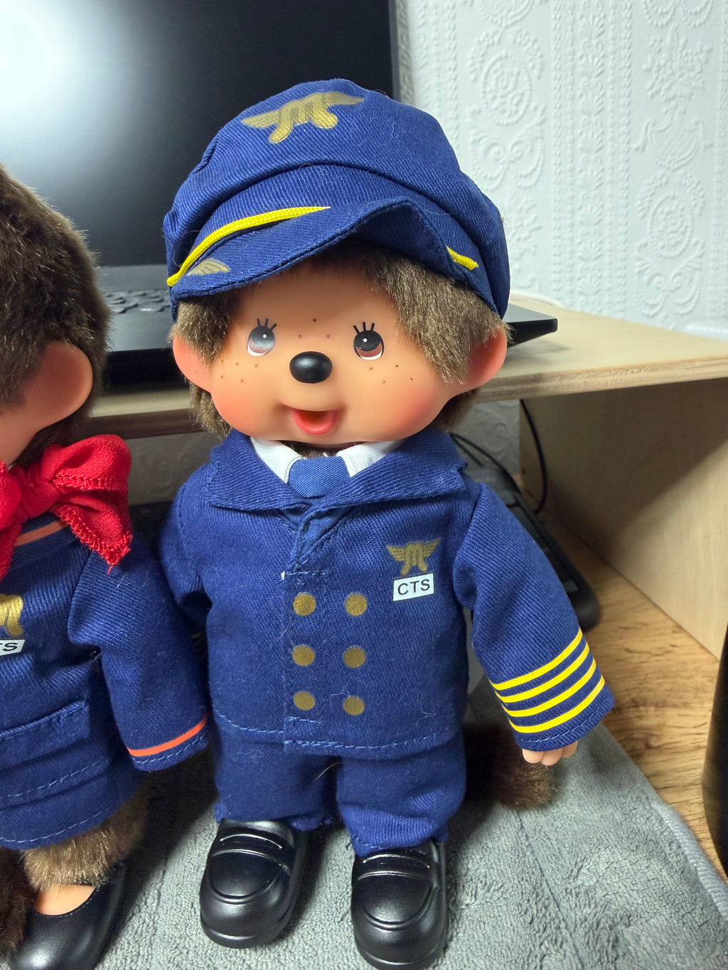 New Chitose Airport Exclusive Monchhichi – Pilot & Cabin Crew | Japan Limited Edition