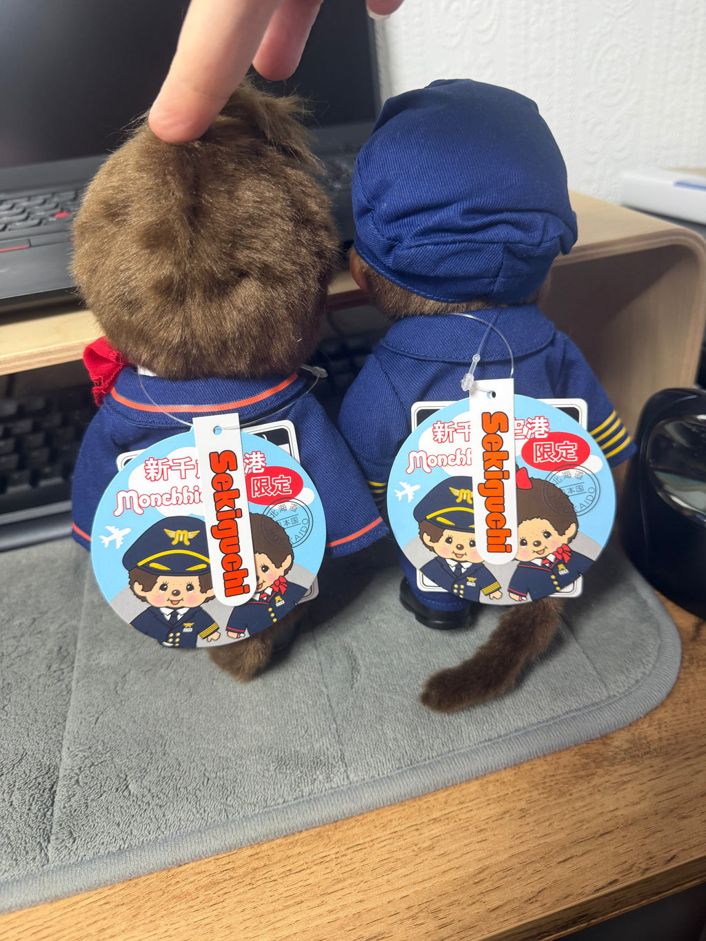 New Chitose Airport Exclusive Monchhichi – Pilot & Cabin Crew | Japan Limited Edition